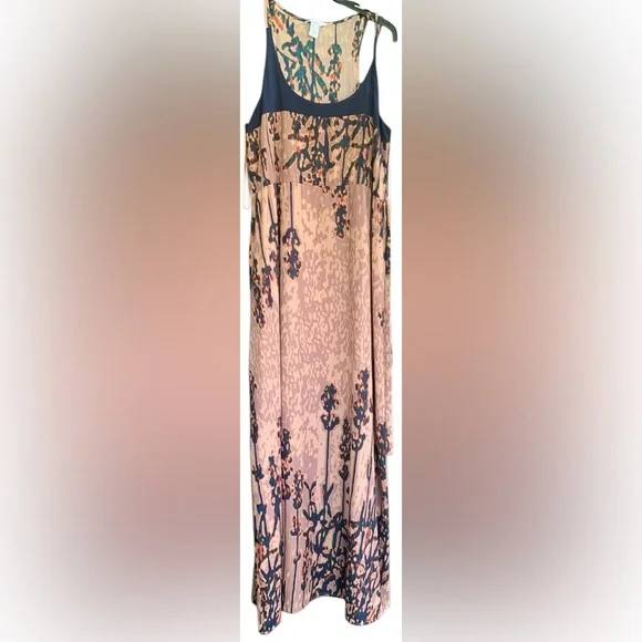 Bar III | Dresses | Bar Iii Maxi Dress W Abstract Botanical Print Size  Extra Large | Poshmark